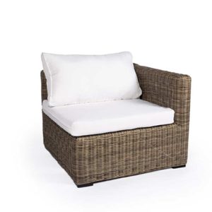 Wicker Rattan Corner Seat